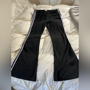 NEVER WORN Black stretch flared pants